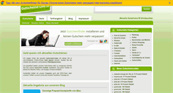 Desktop Screenshot of gutscheine-live.de